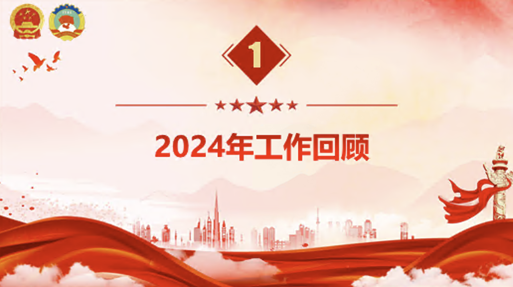 2025年“两会”政府工作报告要点学习党课讲稿+PPT课件